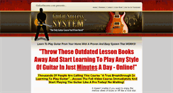 Desktop Screenshot of guitarsuccess.com